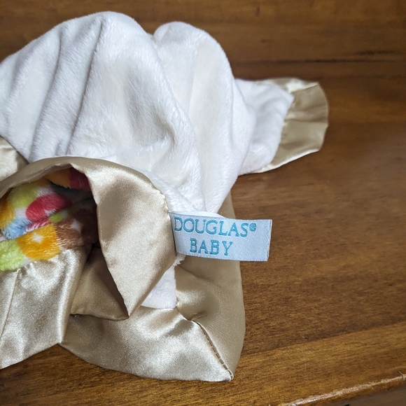 Douglas Baby Soft Monkey Multicolor Lovey Security Blanket Toy Plush - Picture 7 of 7